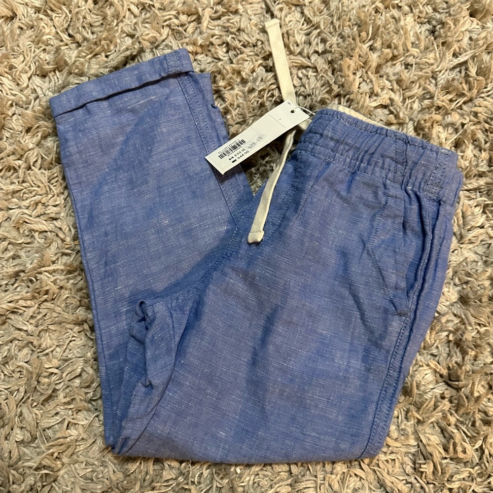 Janie and Jack size 5 Chambray pants NEW with tags